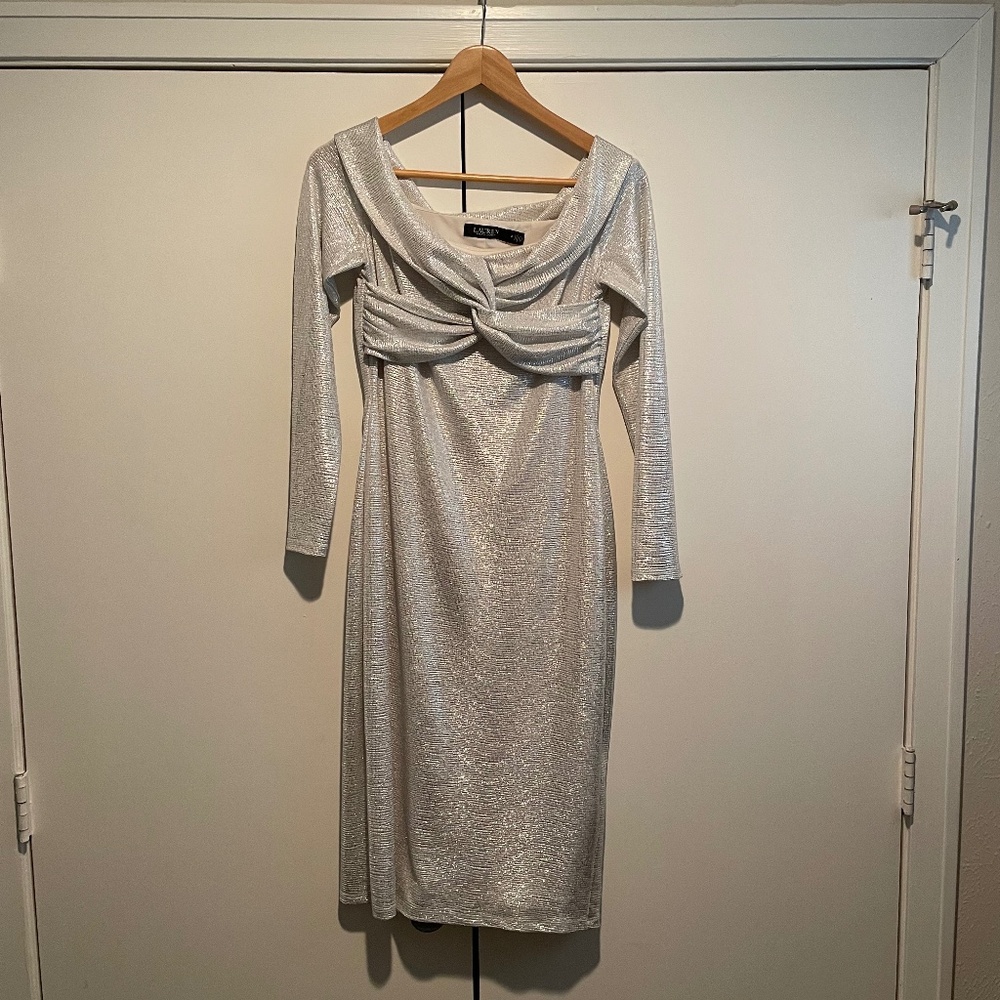 Ralph Lauren Long Sleeve Cocktail Dress